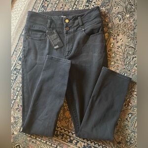 PAIGE Women's Black Margot Super High Waist Premium Skinny Jeans Size 30